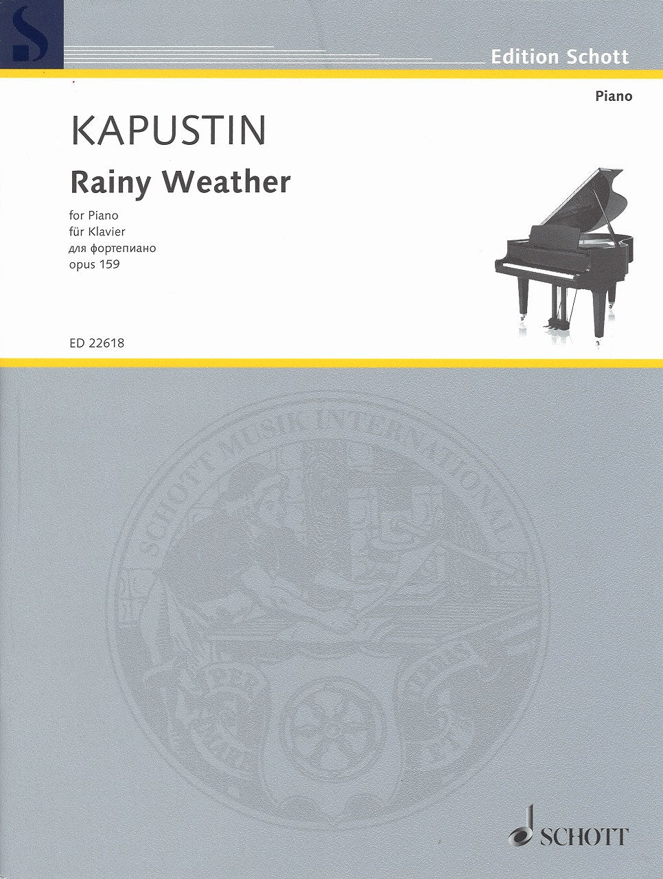 Kapustin, Rainy Weather, op. 159 (Schott)