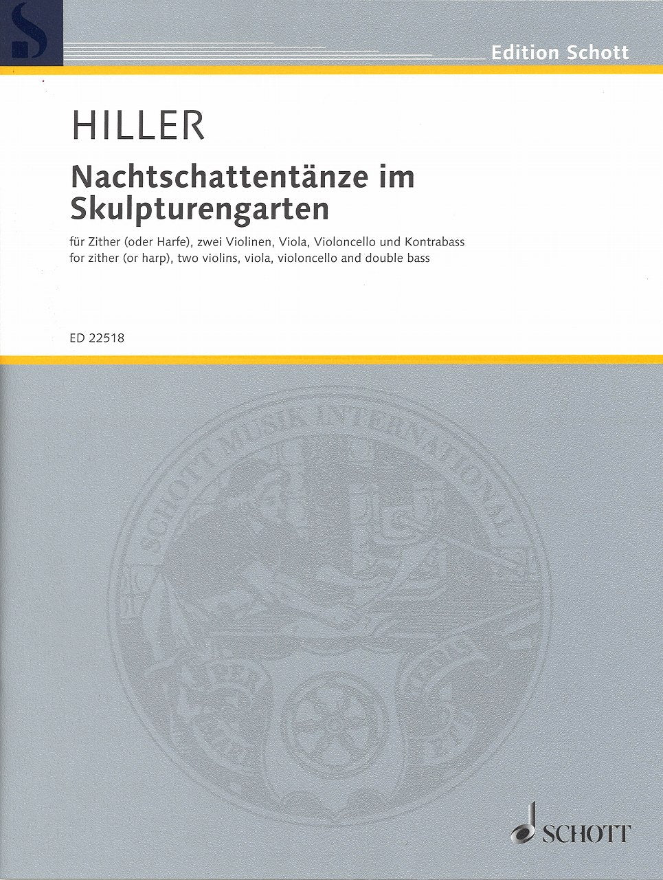 Hiller, Nachtschattentanze im Skulpturen (Schott)