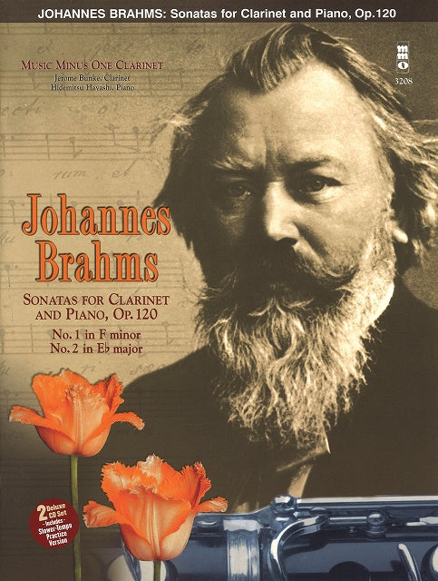 Brahms, Sonatas for Cl op. 120 +Audio (Music Minus One)
