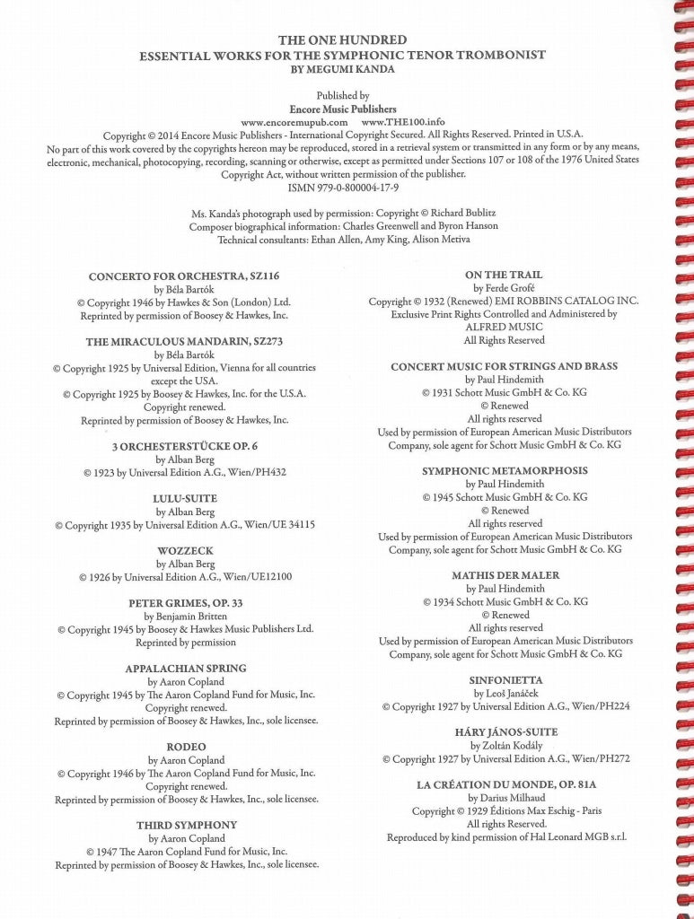 Kanda, One hundred: Essential Works (Encore Music)