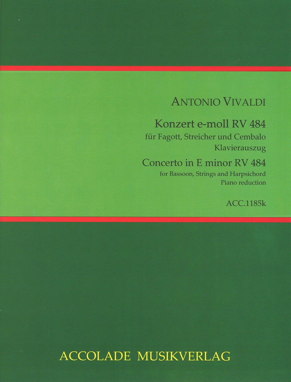 Vivaldi, Concerto in e RV 484 (Accolade)