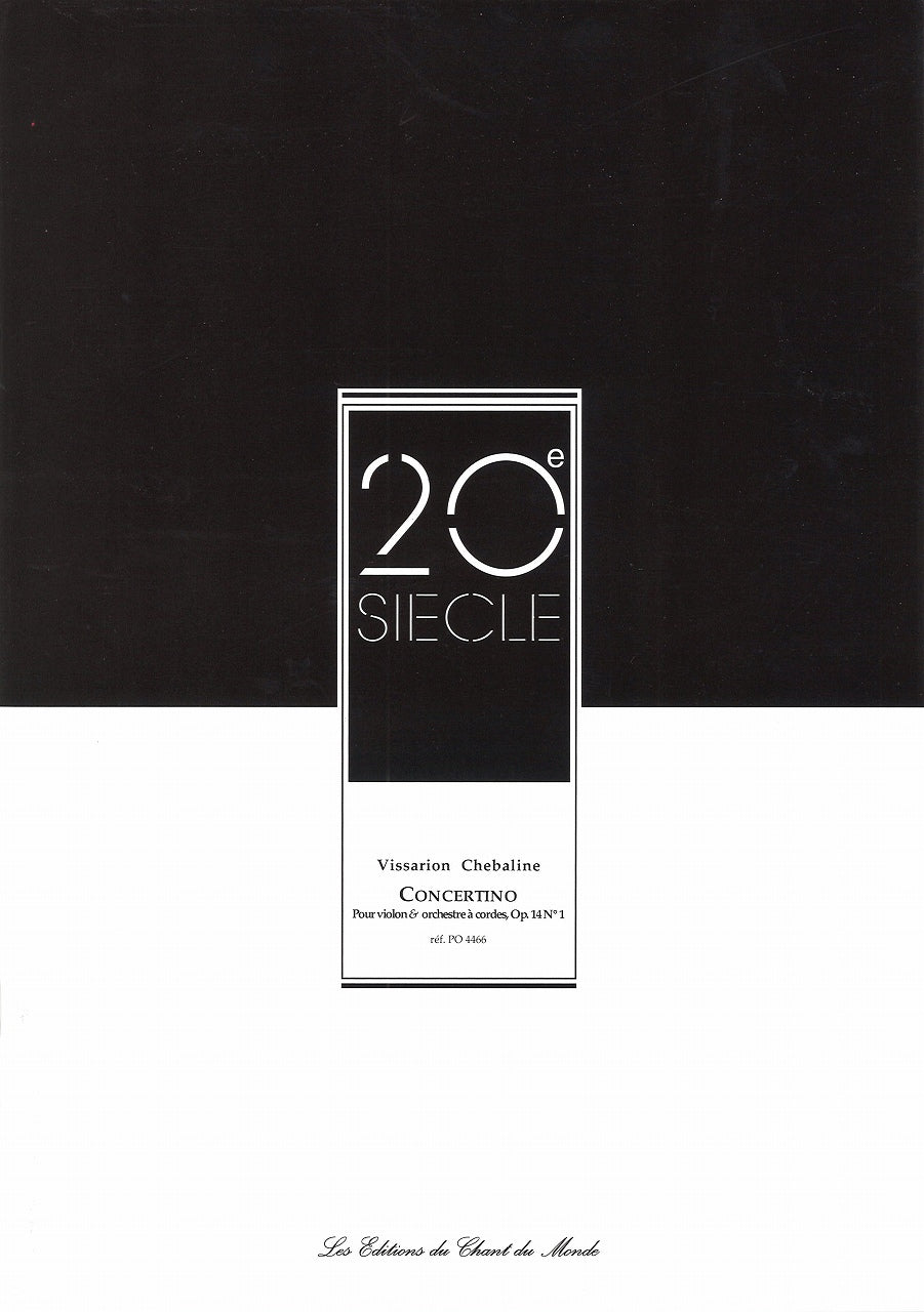 Shebalin, Concertino op. 14/1 (Vn,Str) (Chant du Monde)