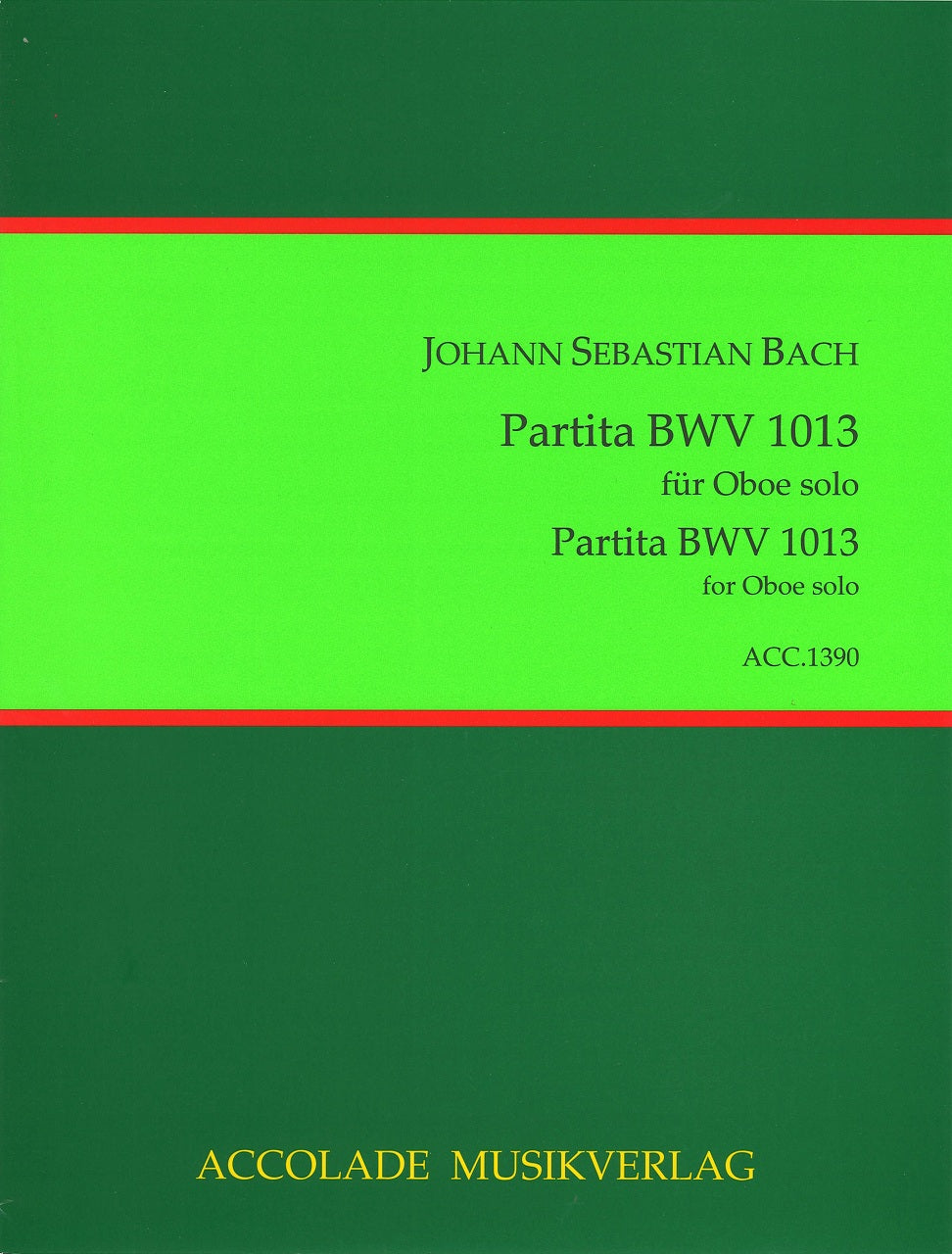 Bach, Partita g-moll, BWV 1013 (Ob Solo) (Accolade)