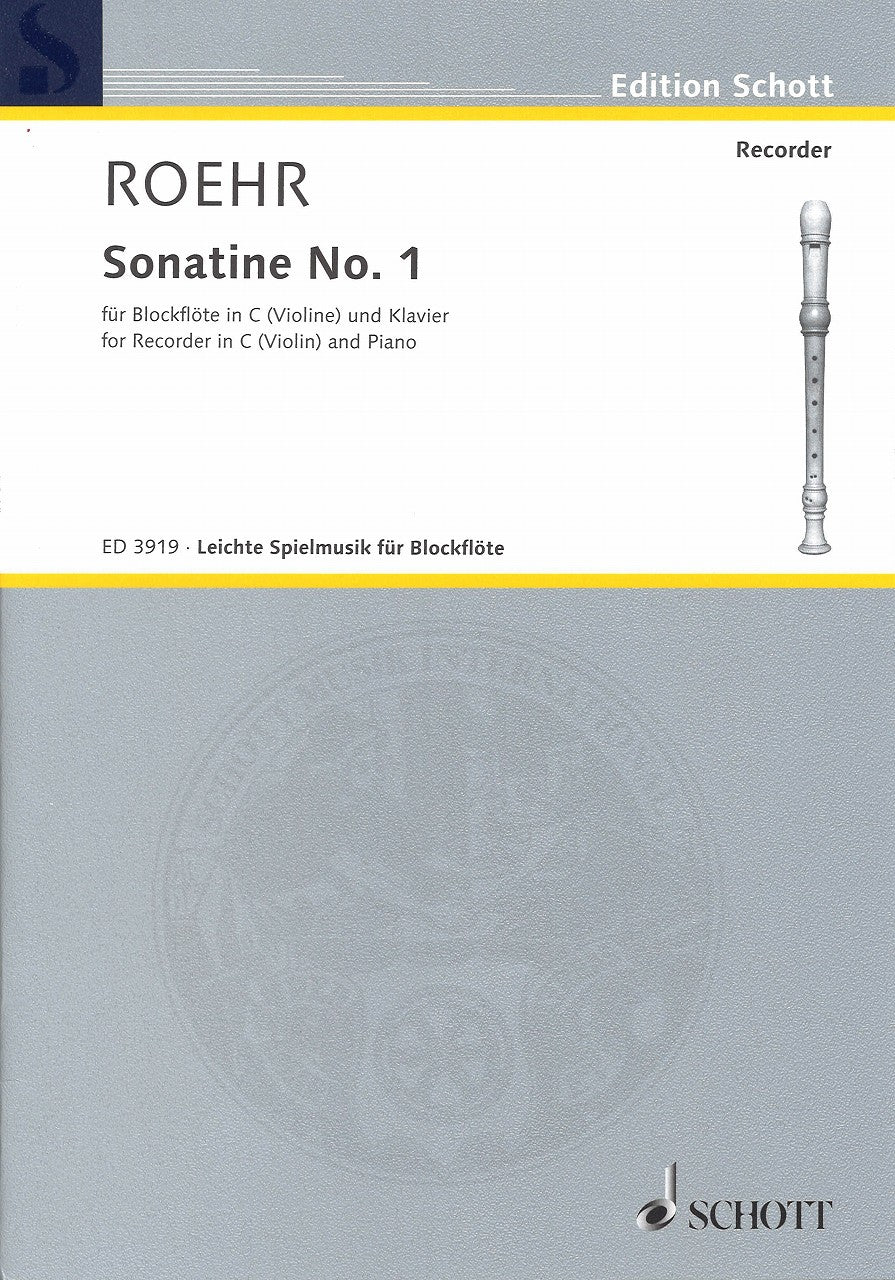 Roehr, Sonatine No. 1 in F (Schott)