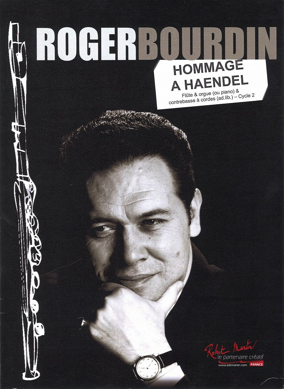 Bourdin, Hommage a Haendel (Fl,Kbd,[CB]) (Robert Martin)