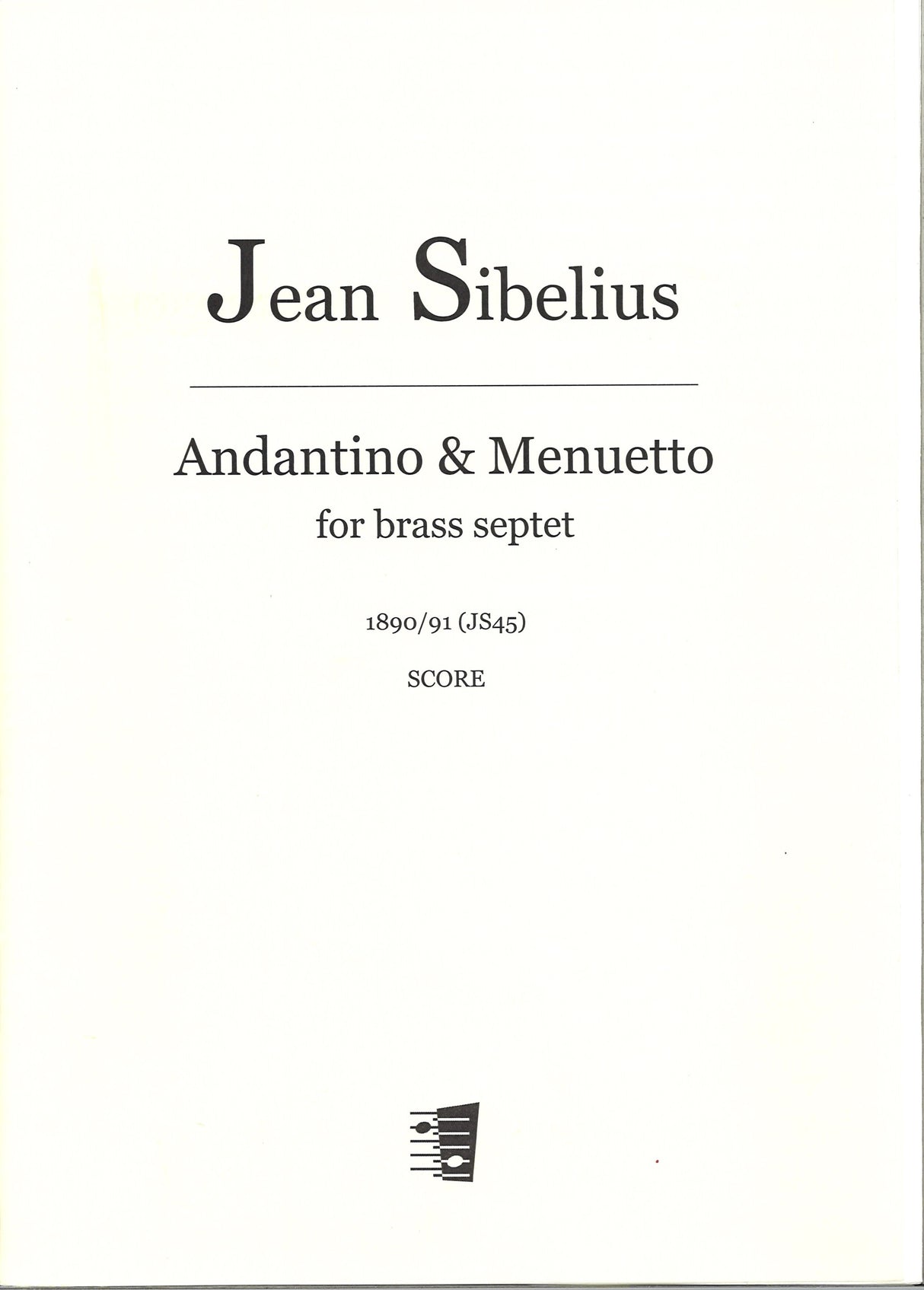 Sibelius, Andantino & Menuetto (Septet) (Fennica Gehrman)