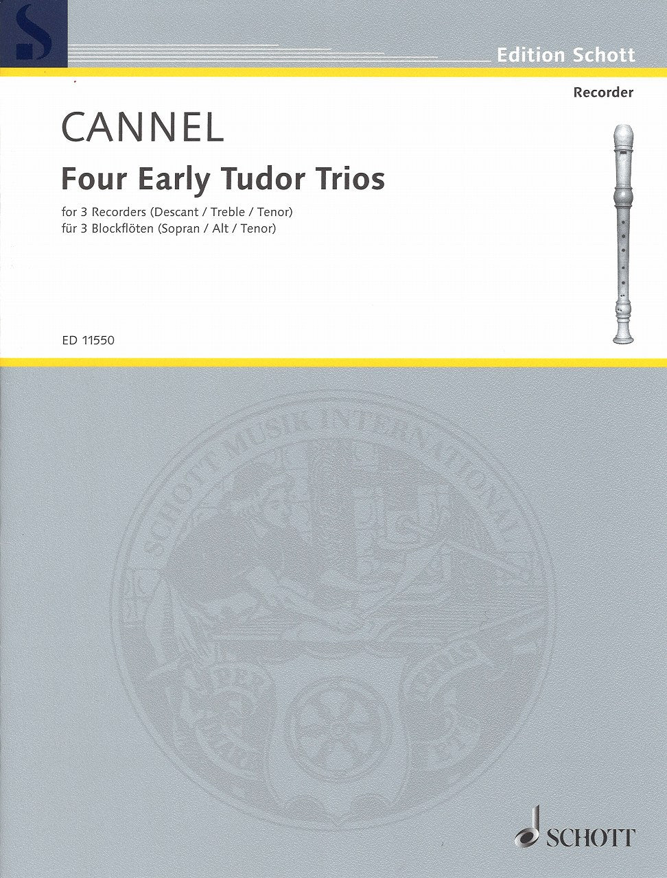4 Early Tudor Trios (SAT) (Schott)