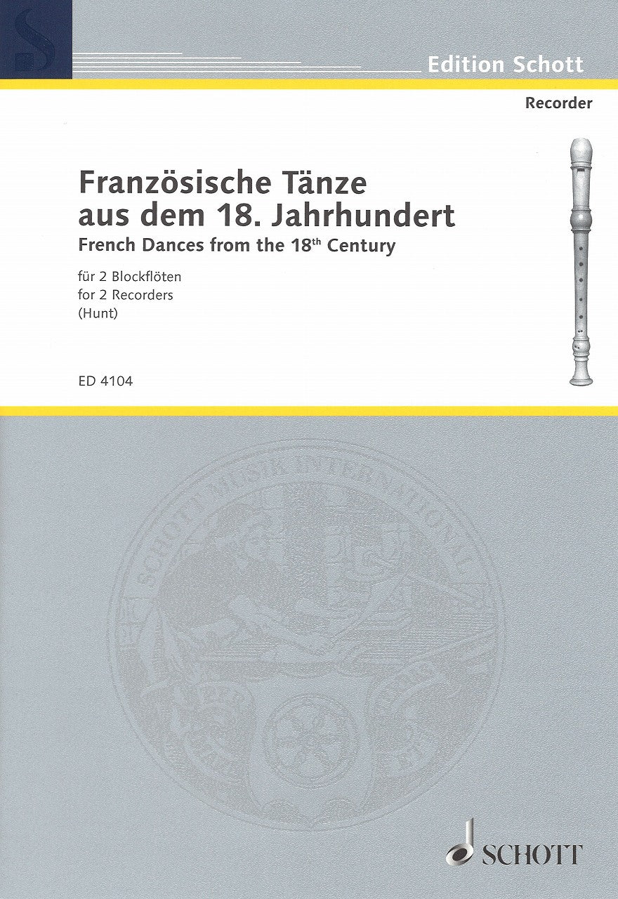 French Dances of the 18th Century (2Rec) (Schott)