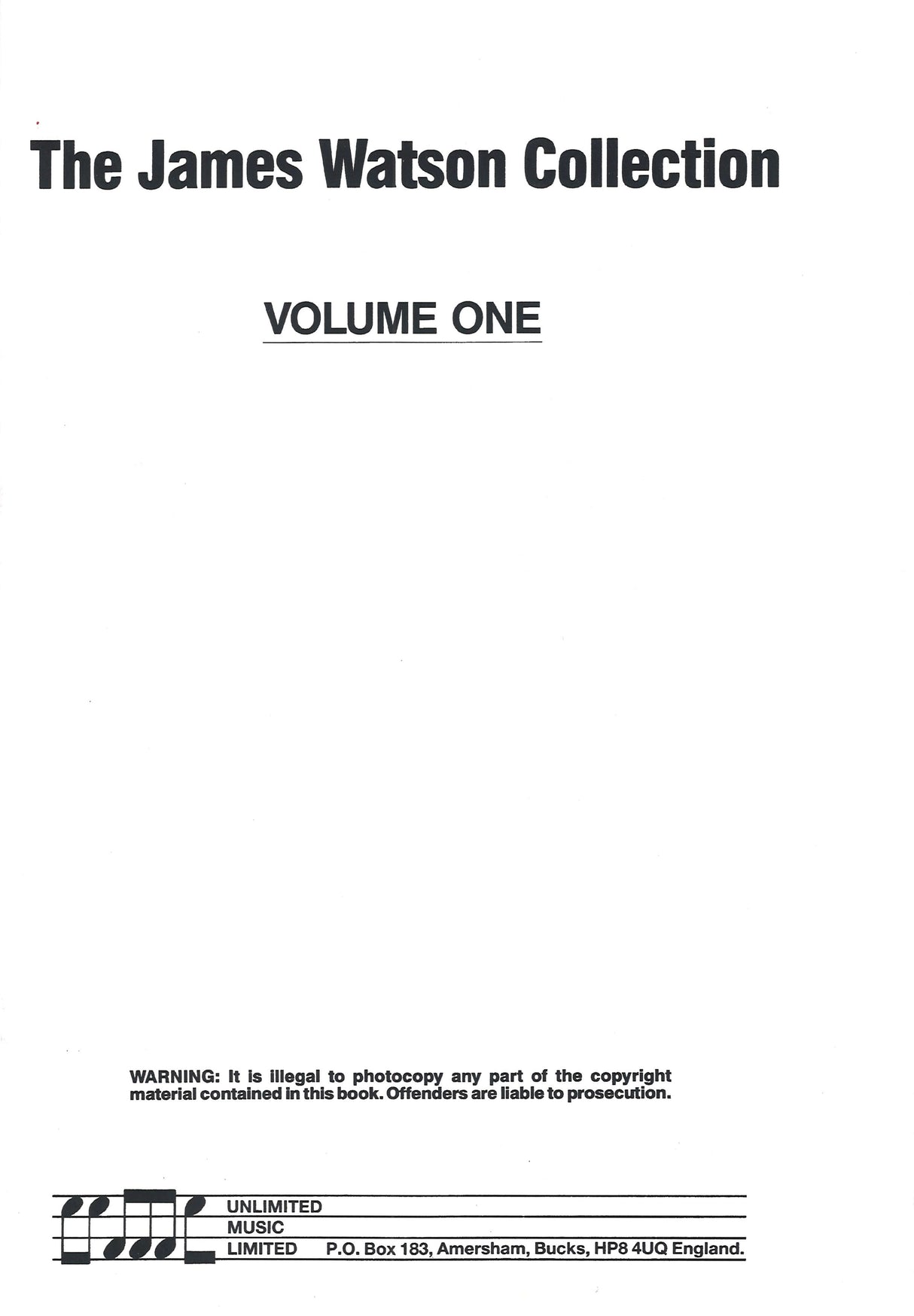 James Watson Collection 1 (Unlimited Music)