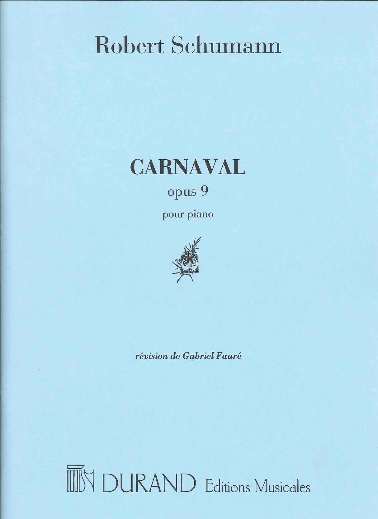 Schumann, op. 9 Carnaval (Faure) (Durand)