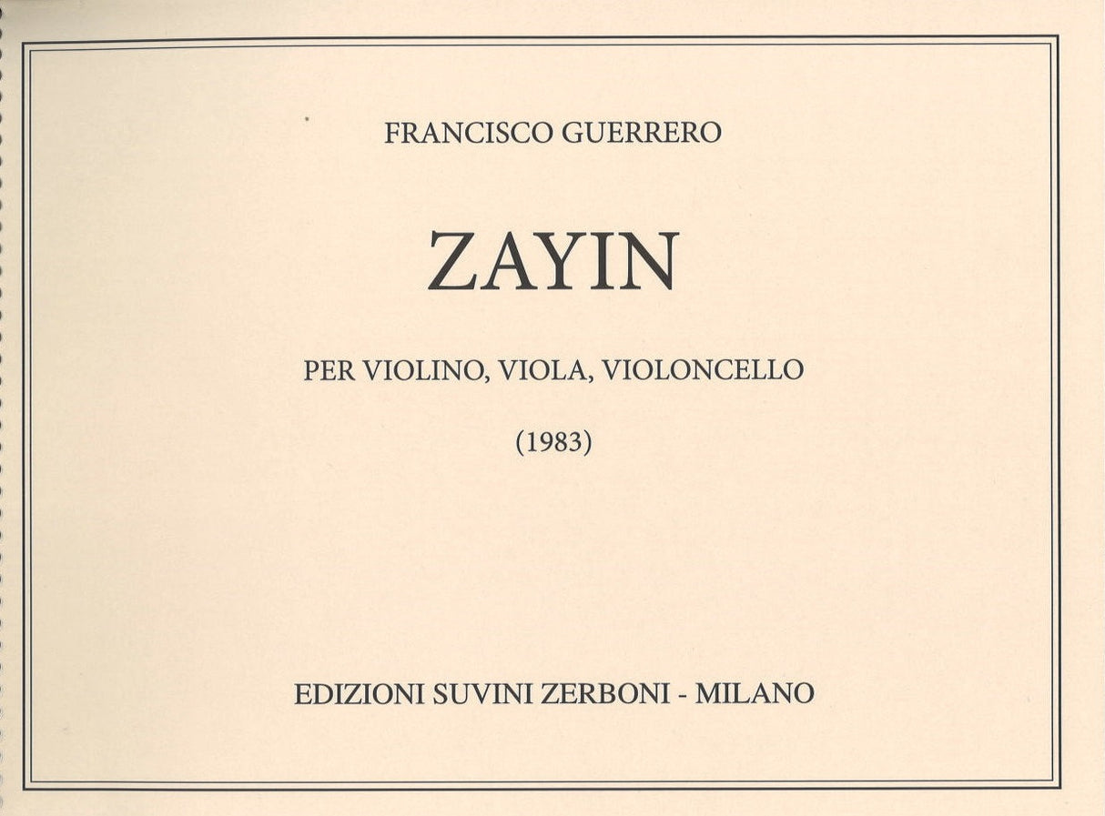 Guerrero, Zayin (Suvini Zerboni)
