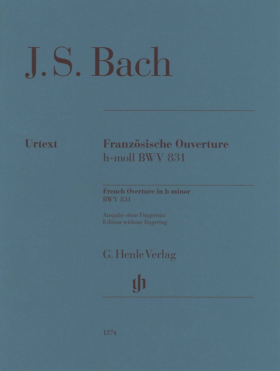 Bach, Franzosische Ov. BWV 831 (no fing) (Henle)