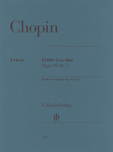 Chopin, Etude op. 10/5 in Gb (Henle)