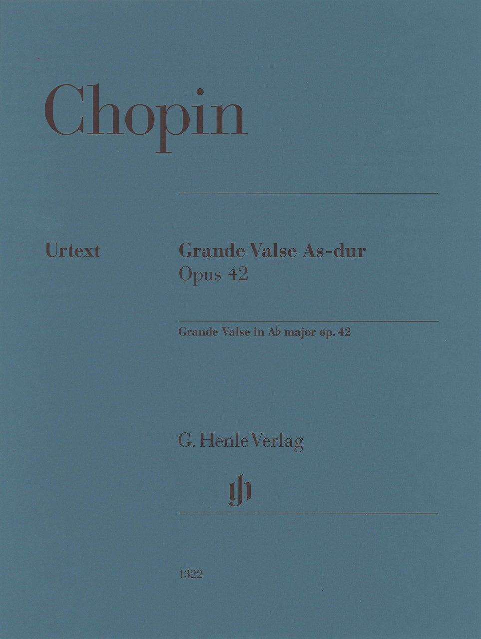 Chopin, Grande Valse op. 42 in Ab (Henle)
