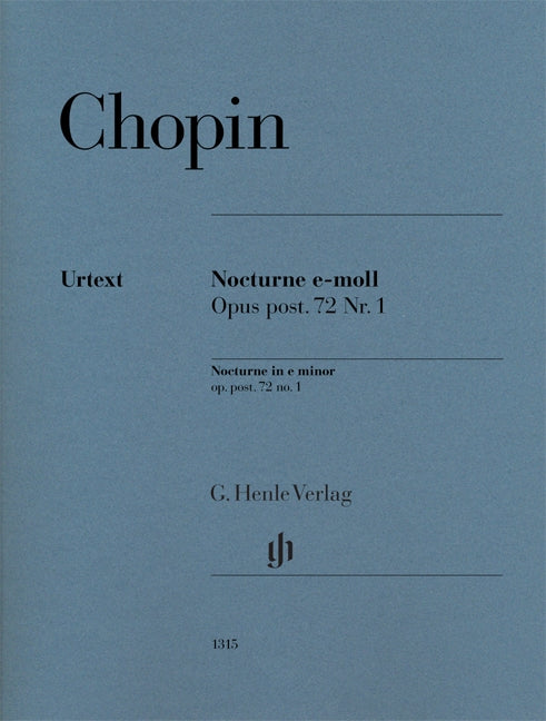 Chopin, Nocturne op. 72/1 in e (Henle)