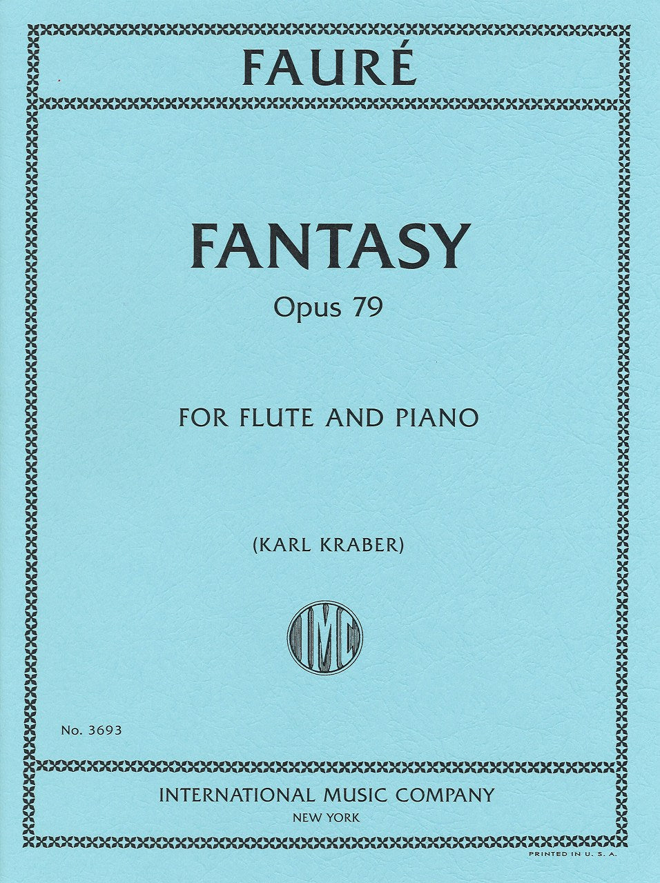 Faure, Fantaisie op. 79 (Kraber) (IMC)