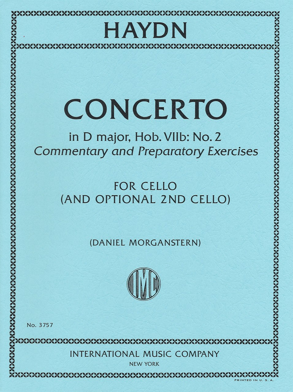 Haydn, Concerto Hob. 7b/2 in D (Vc part) (IMC)