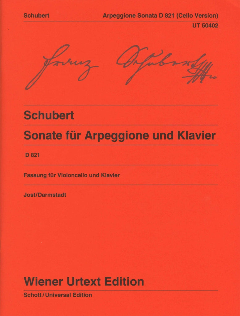 Schubert, Sonata D 821 in a 'Arpeggione' (Wiener Urtext Edition)