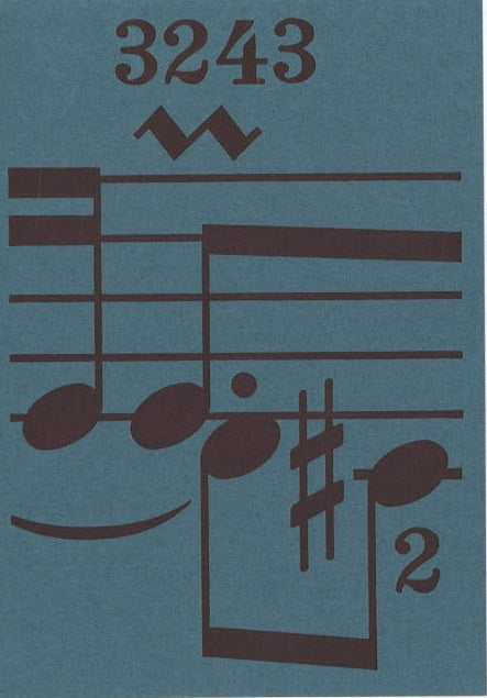 Folded Cards w. Envelope: Music (Henle)