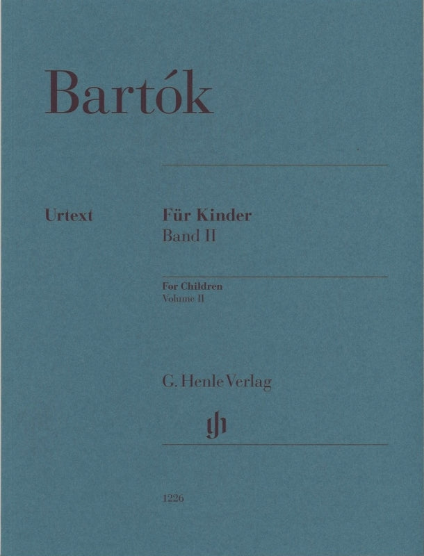 Bartok, Fur Kinder = For Children, 2 (Henle)