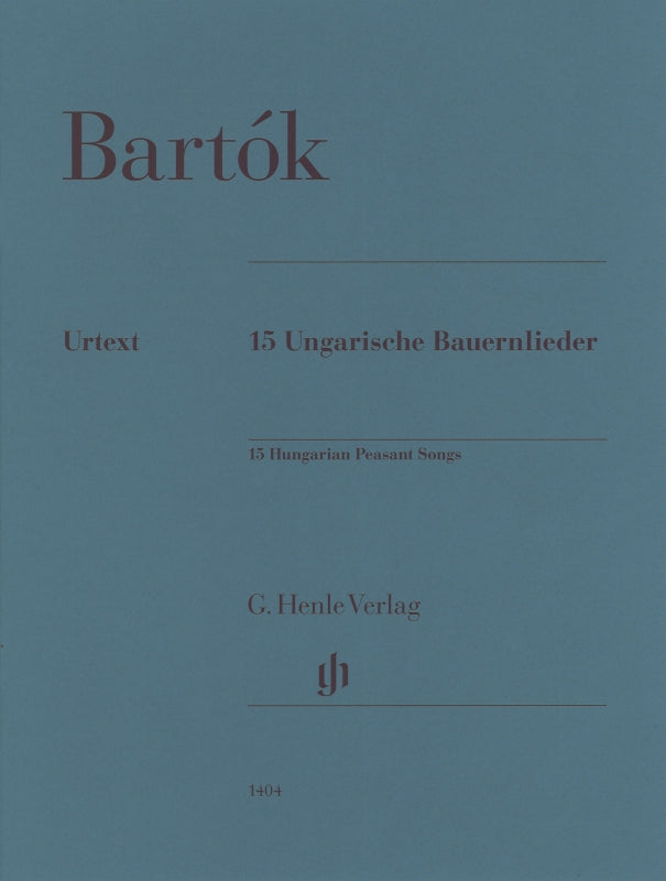 Bartok, 15 Ungarische Bauernlieder (Henle)