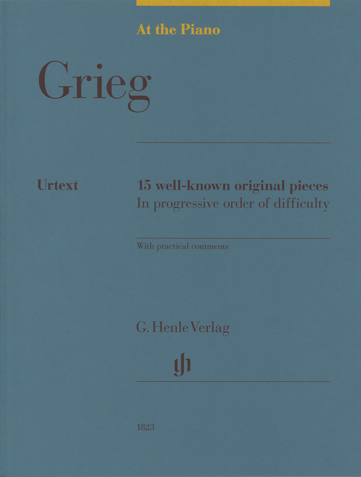 Grieg, 15 well-known original pieces (Henle)