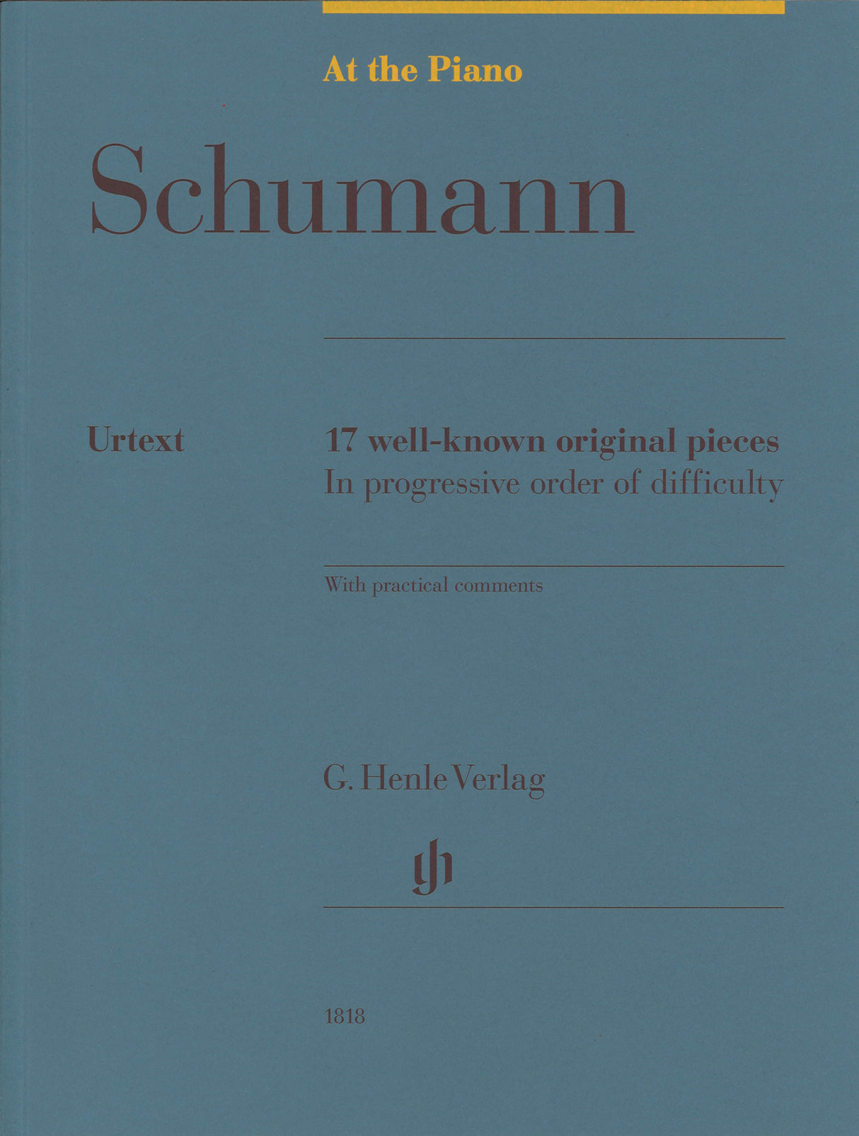 Schumann, 17 well-known original pieces (Henle)