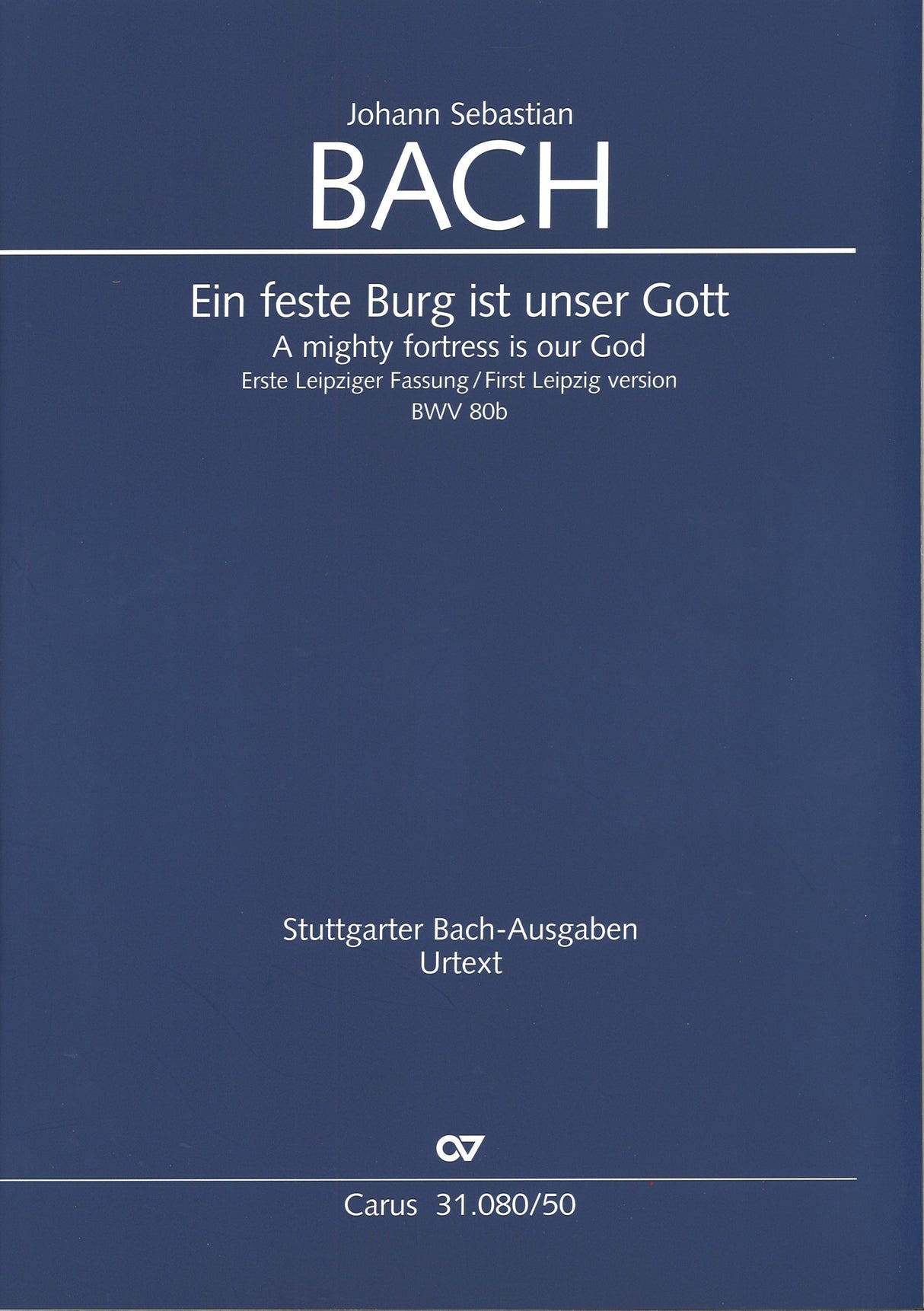 Bach, Kantate BWV 80b Full Score (Carus)