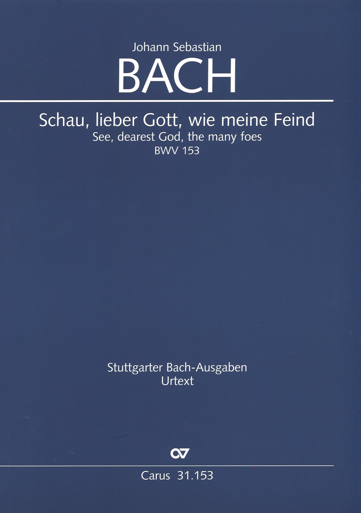 Bach, Kantate BWV 153 Full Score (Carus)