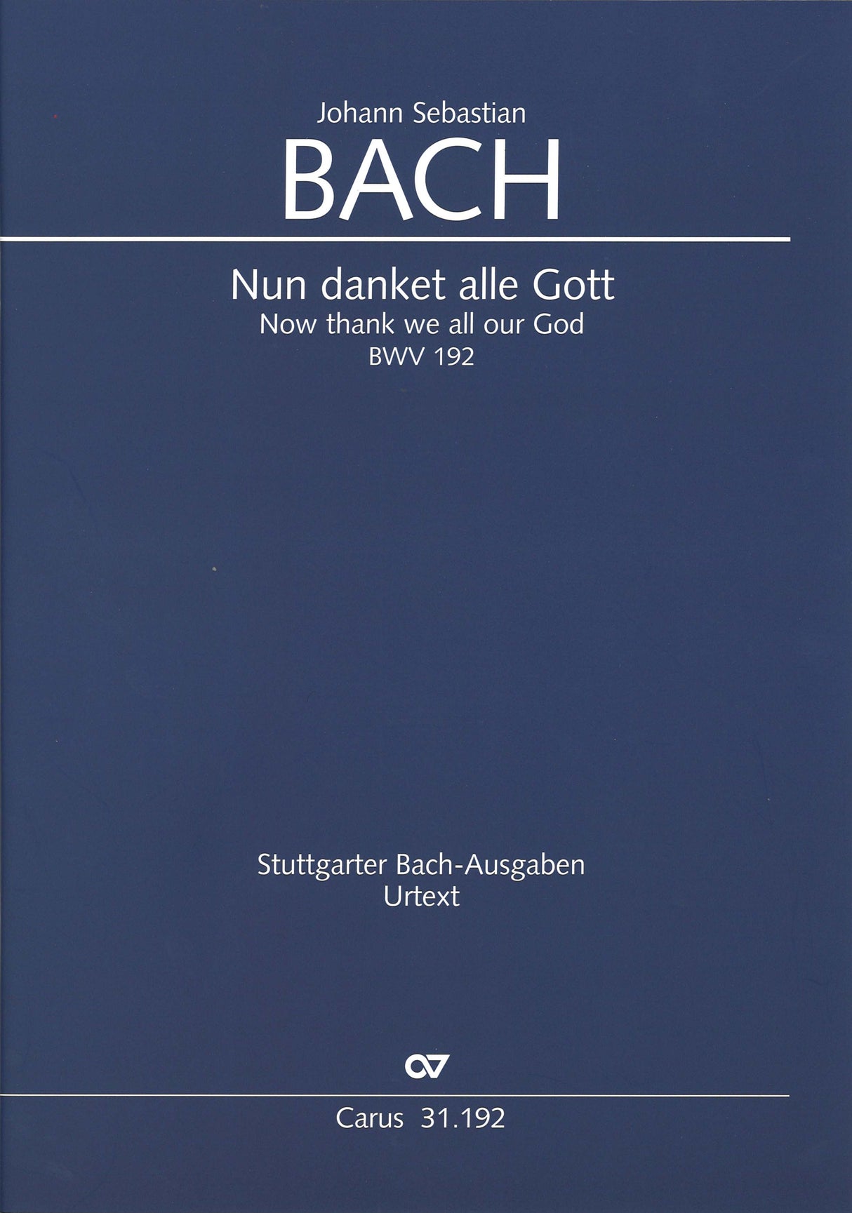 Bach, Kantate BWV 192 Full Score (Carus)