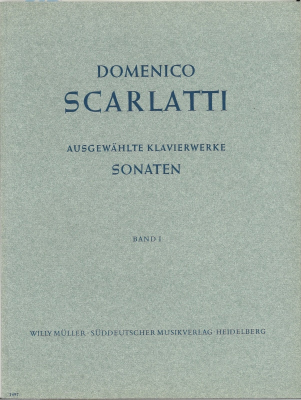 Scarlatti, Ausgewahlte Klavierwerke 1 (Willy Muller/Suddeutscher Musikverlag)