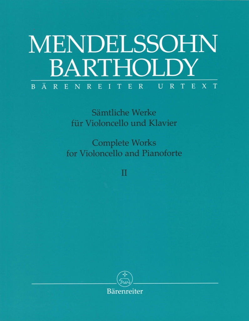 Mendelssohn, Complete Works Vc,Pf 2 (Barenreiter)