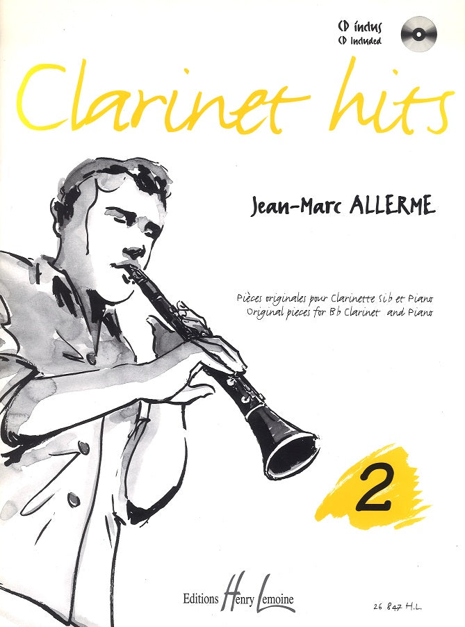 Allerme, Clarinet Hits 2 (Cl,Pf: +CD) (Lemoine)