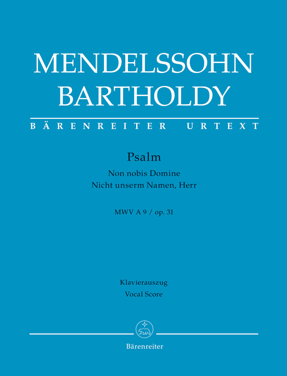 Mendelssohn, Psalm op. 31 [L/G] (Barenreiter)
