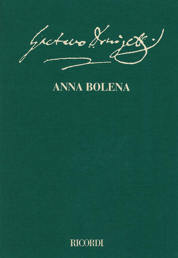 Donizetti, Anna Bolena (2-volume Set) (Ricordi)