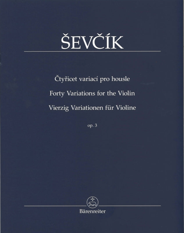 Sevcik, op. 3: 40 Variations (Barenreiter)