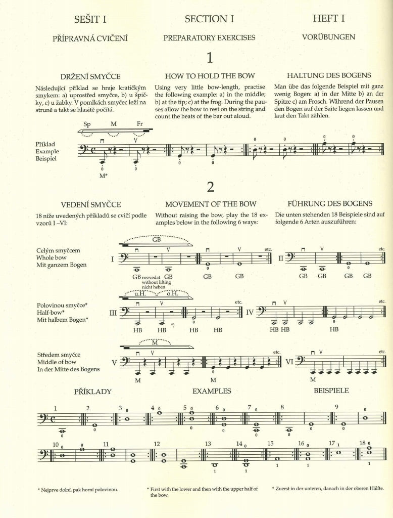 Sevcik, School of Bowing op. 2 Bk 1 (Barenreiter)