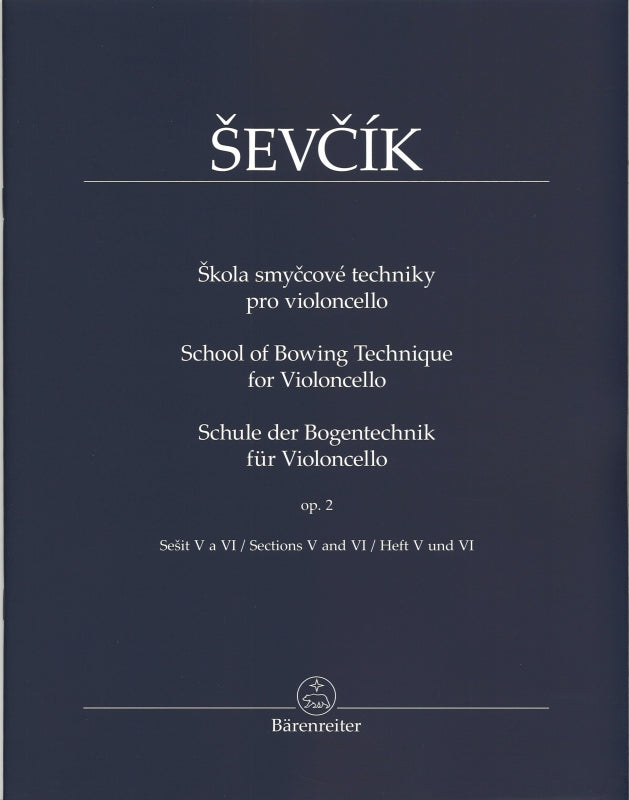 Sevcik, School of Bowing op. 2 Bk 3 (Barenreiter)