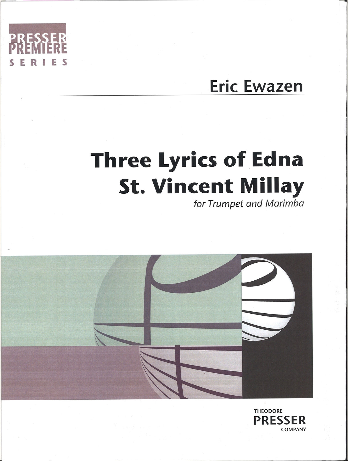 Ewazen, 3 Lyrics of Edna... (Trp,Mar) (Presser)