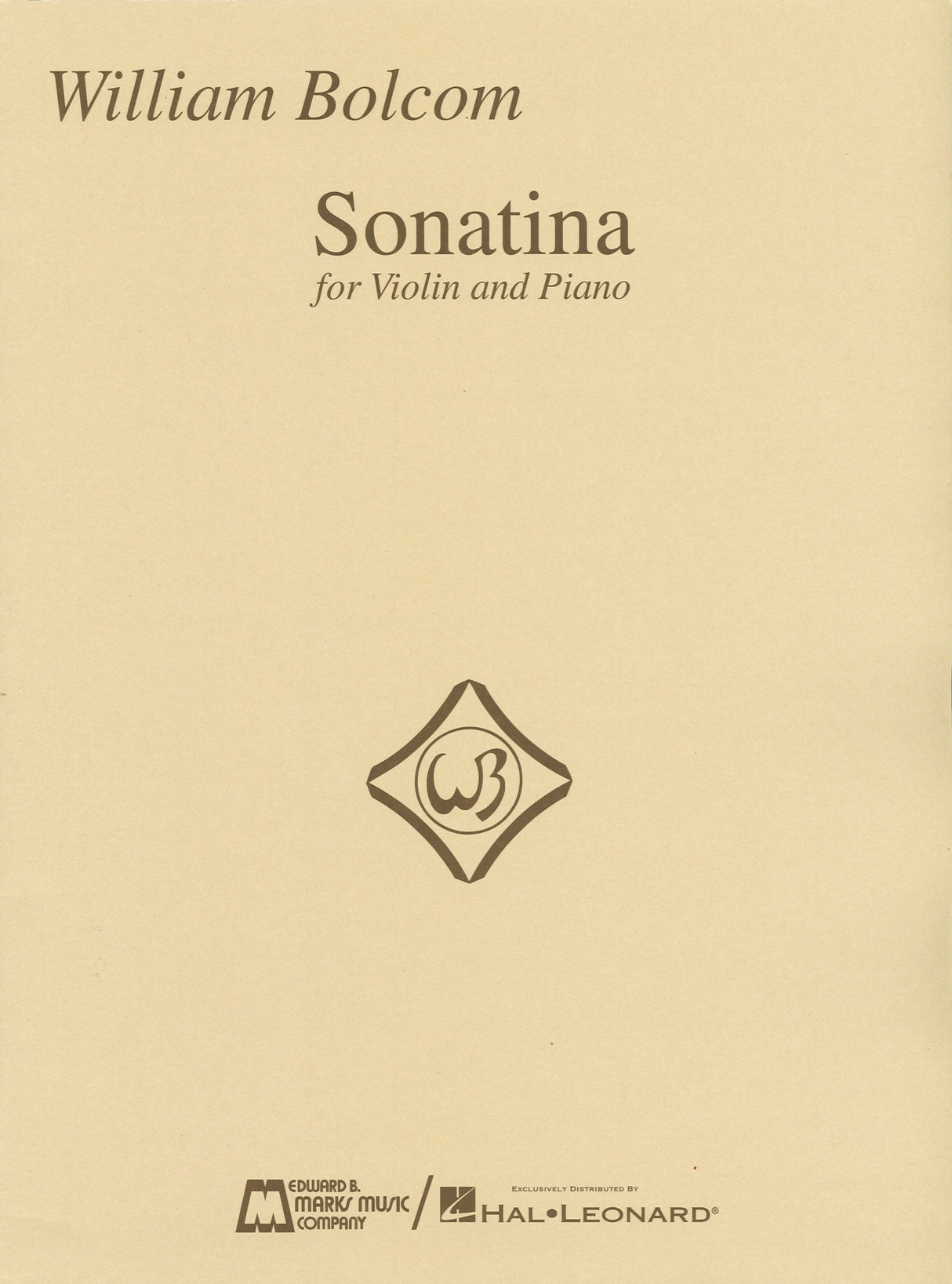 Bolcom, Sonatina (Marks)