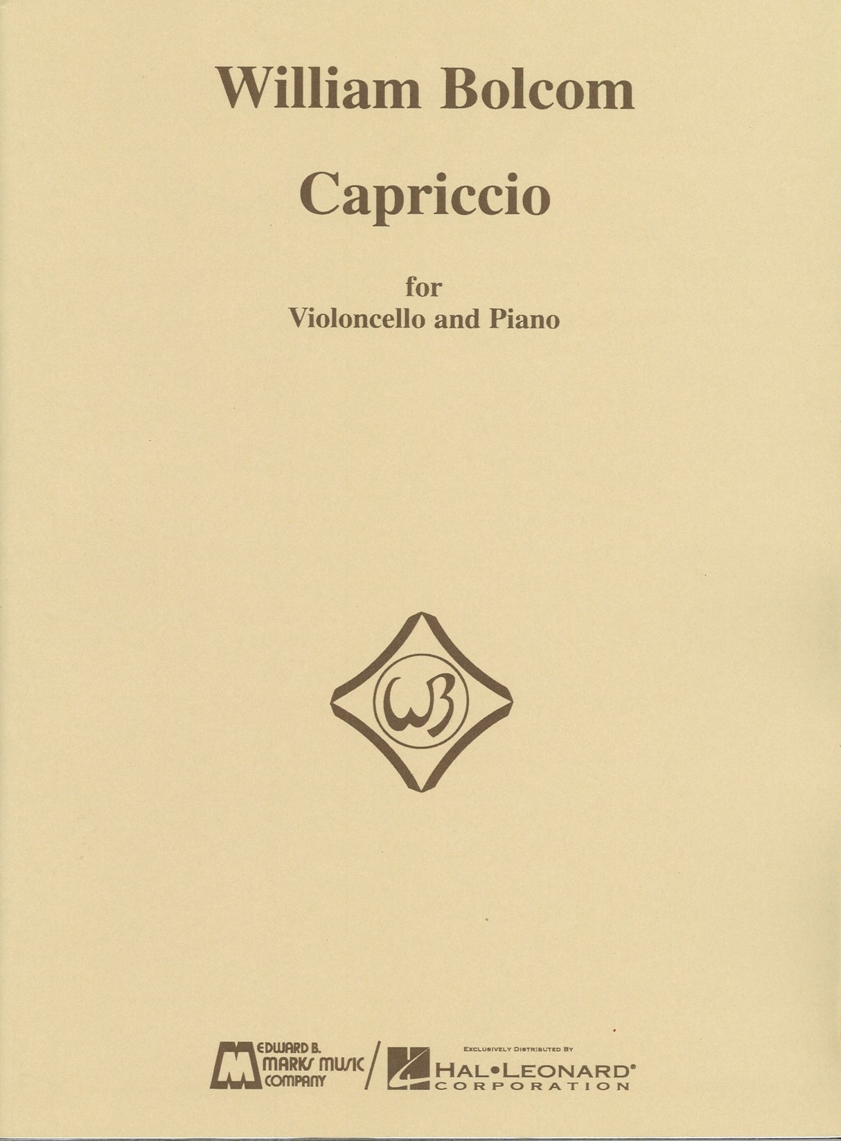 Bolcom, Capriccio (Marks)