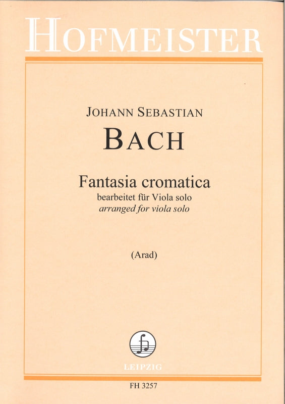 Bach, Fantasia cromatica (Va Solo) (Hofmeister)