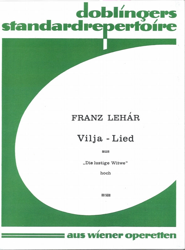 Lehar, Lustige Witwe, Vilja-Lied (Doblinger)