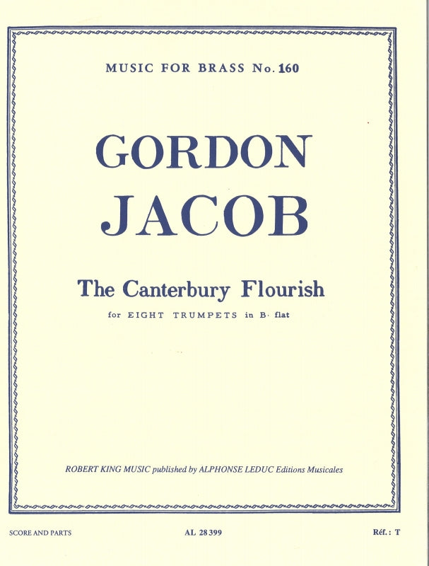 Jacob, Canterbury Flourish (8Trp) (Robert King/Leduc)