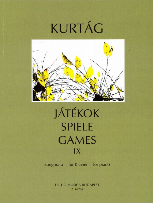 Kurtag, Jatekok 9 (Editio Musica Budapest)