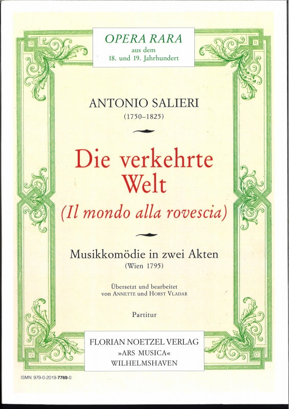 Salieri, Verkehrte Welt (Score) (Noetzel)