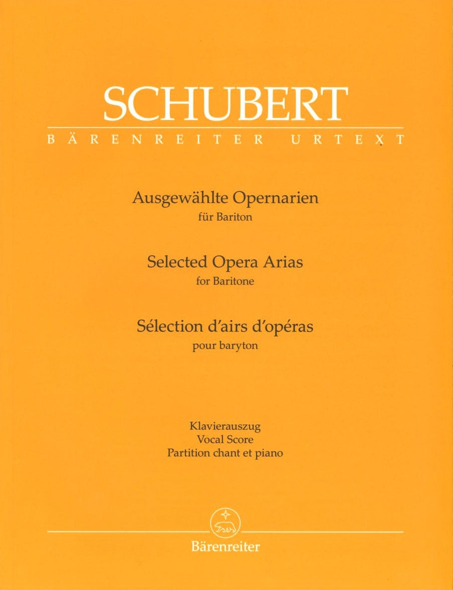 Schubert, Ausgewahlte Opernarien (Bar,Pf (Barenreiter)