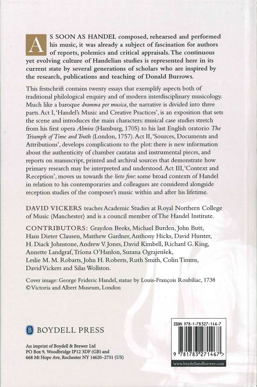 Vickers, New Perspectives on Handel's (Boydell & Brewer)