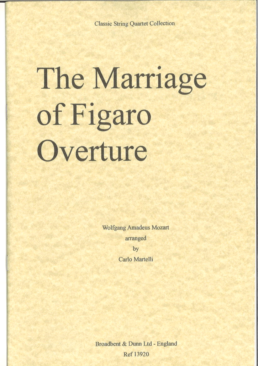 Mozart, Marriage of Figaro Ov. Parts (Broadbent & Dunn)
