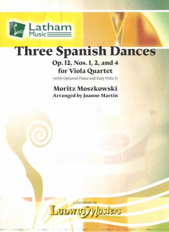 Moszkowski, 3 Spanish Dances (4Va) (Latham Music/LudwigMasters)